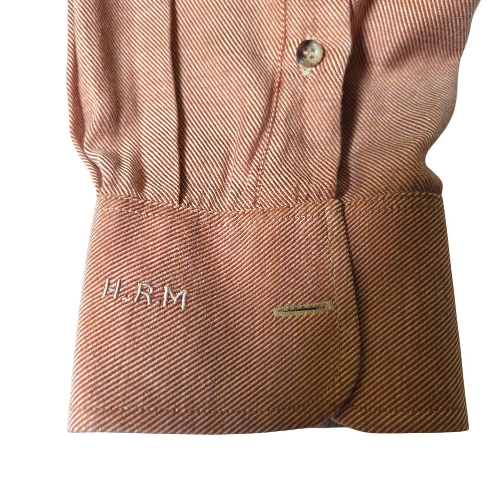 Liste Rouge Sur Mesure Paris Mens XL Cotton Cashmere Shirt France - Picture 4 of 12